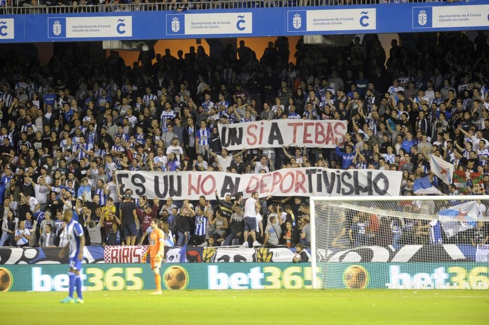 El Dépor logra la victoria ante el Sporting