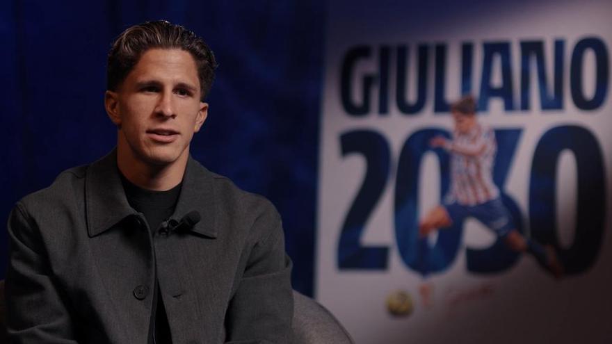 Giuliano Simeone, tras su renovación: "El Atlético es el club de de mis sueños"