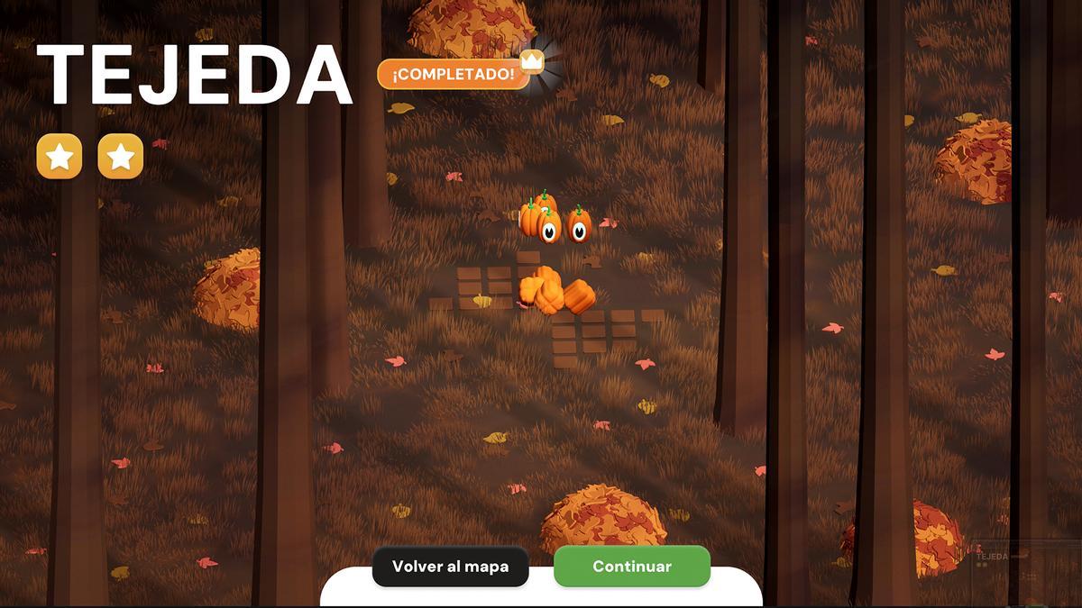 Una captura de pantalla del videojuego de puzles ambientado en Canarias, ‘Oddli’.