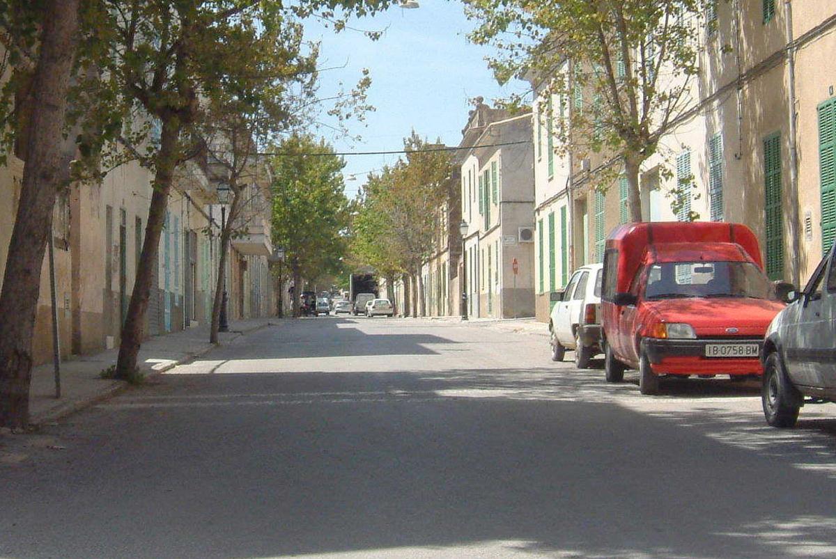 El Carrer Nou, en Maria de la Salut, donde ocurrió el incidente.