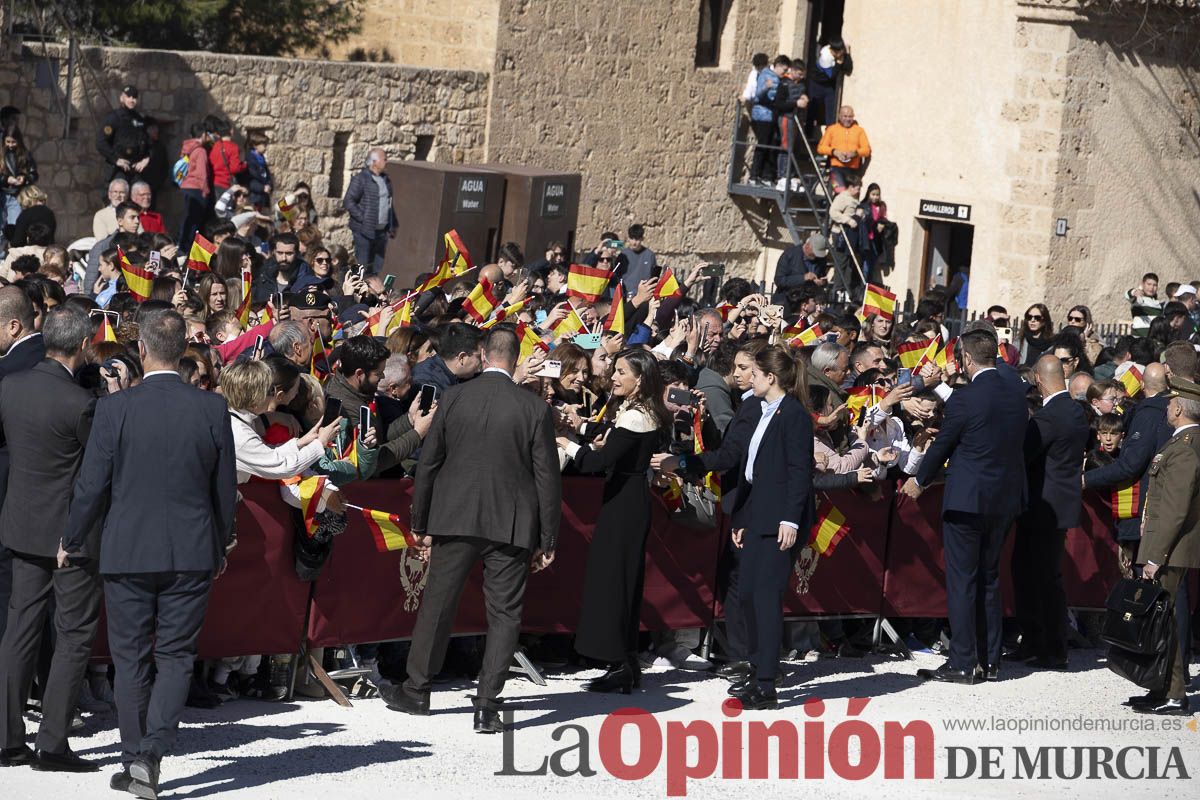 Visita de los reyes de España a Caravaca (explanada de la Basílica)