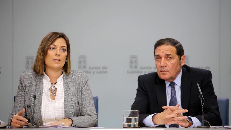 Milagros Marcos y Antonio Sáez.