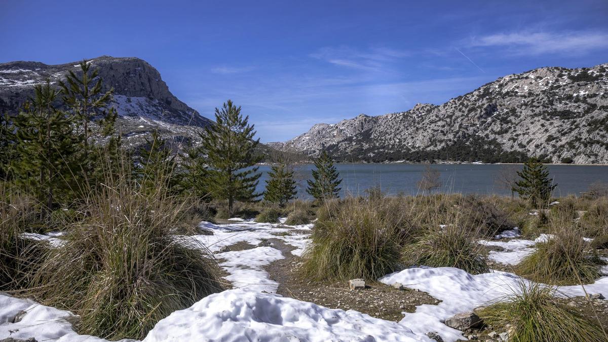El embalse de Cúber se ha recuperado con las últimas lluvias.