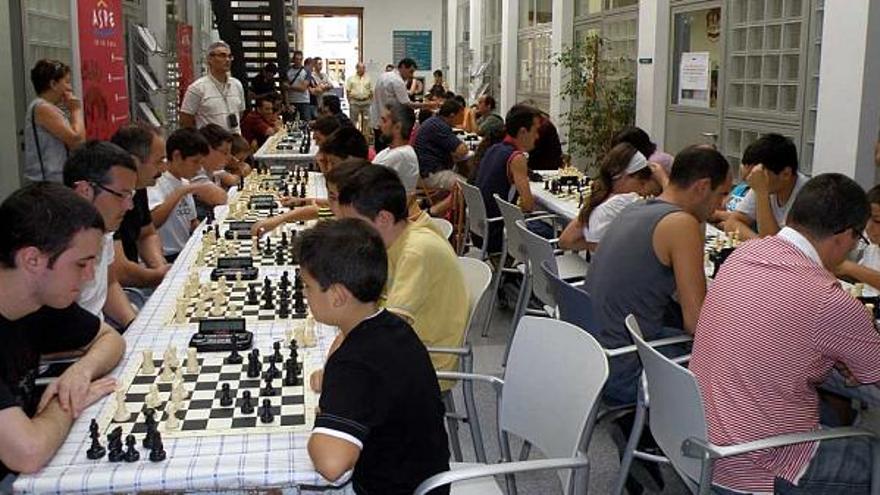 Máxima participación en el torneo de ajedrez de Aspe