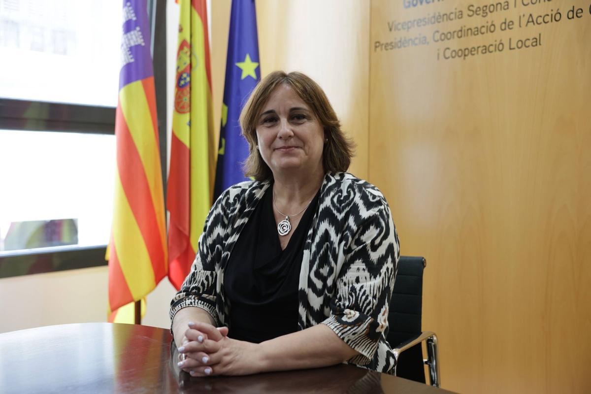 La vicepresidenta segunda y consellera de Presidencia, Antònia Maria Estarellas.