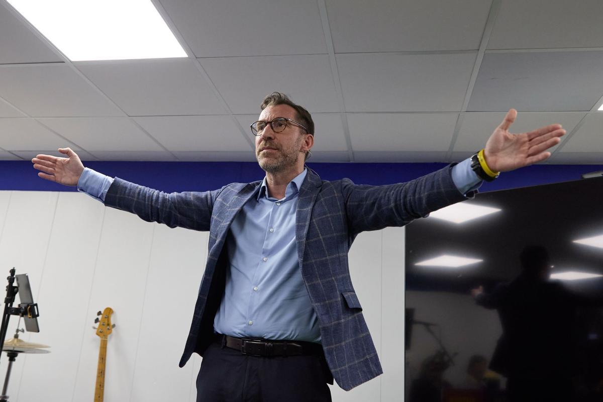 Marc Ciria en la presentación de su candidatura