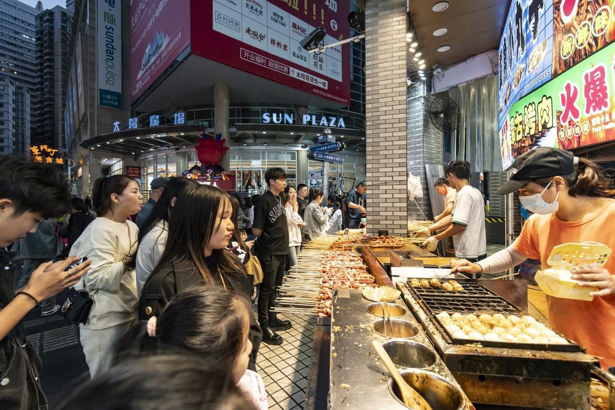 Mercado de Jiuxia en Shenzhen, China