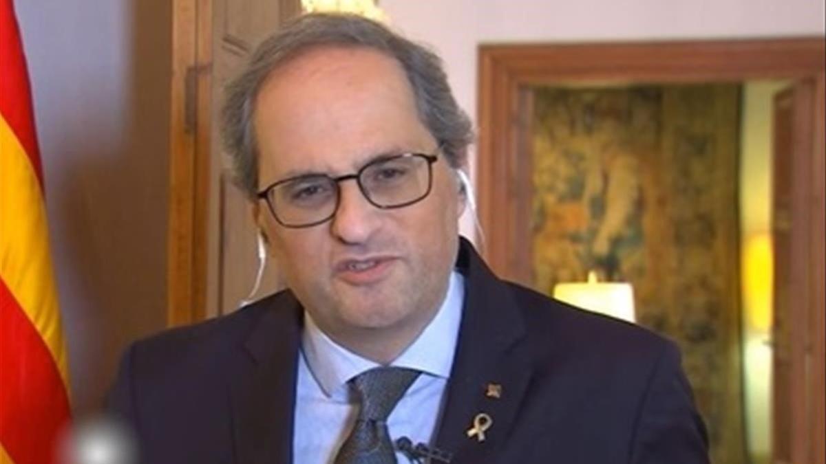 El presidente de la Generalitat, Quim Torra.