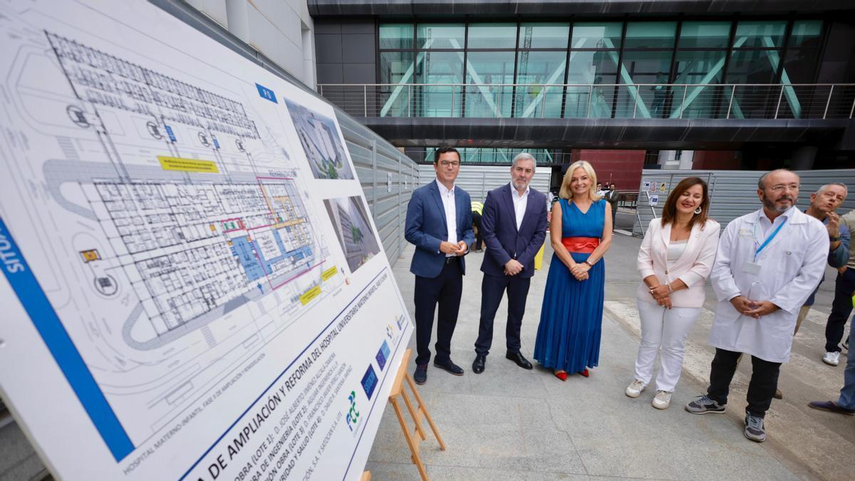 La nueva torre del Materno Infantil alcanza las nueve plantas y encara la recta final de las obras
