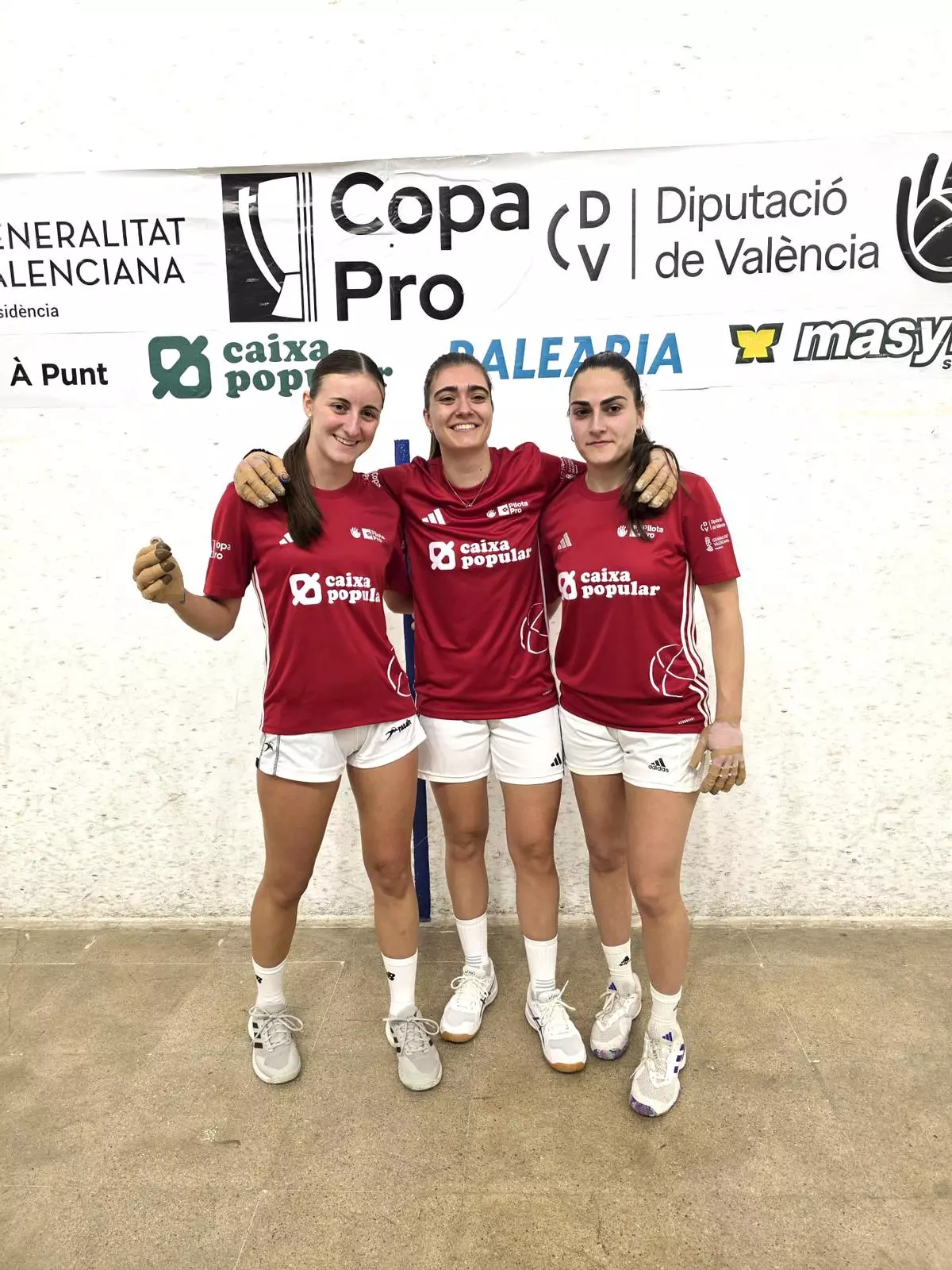 L'equip de Patri de Beniflà, finalista de la Copa Caixa Popular Pro 1 de raspall femení