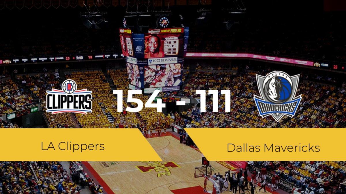 Triunfo de LA Clippers ante Dallas Mavericks por 154-111