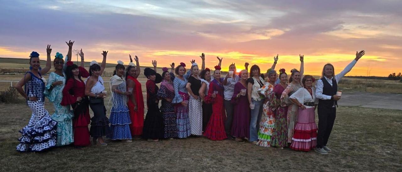 Fiesta organizada la pasada semana en Fuentes de Ropel.