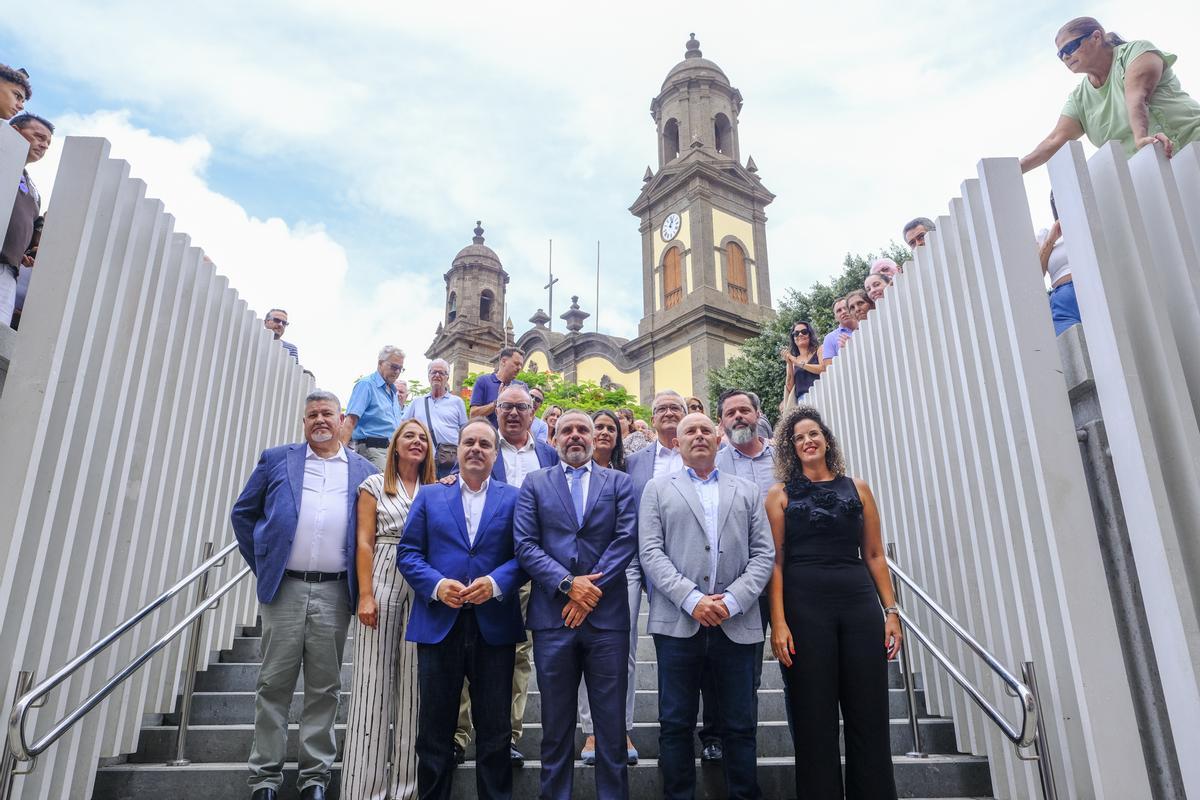Miembros de gobierno de Guía tras la moción de censura del 17 de septiembre de 2024.