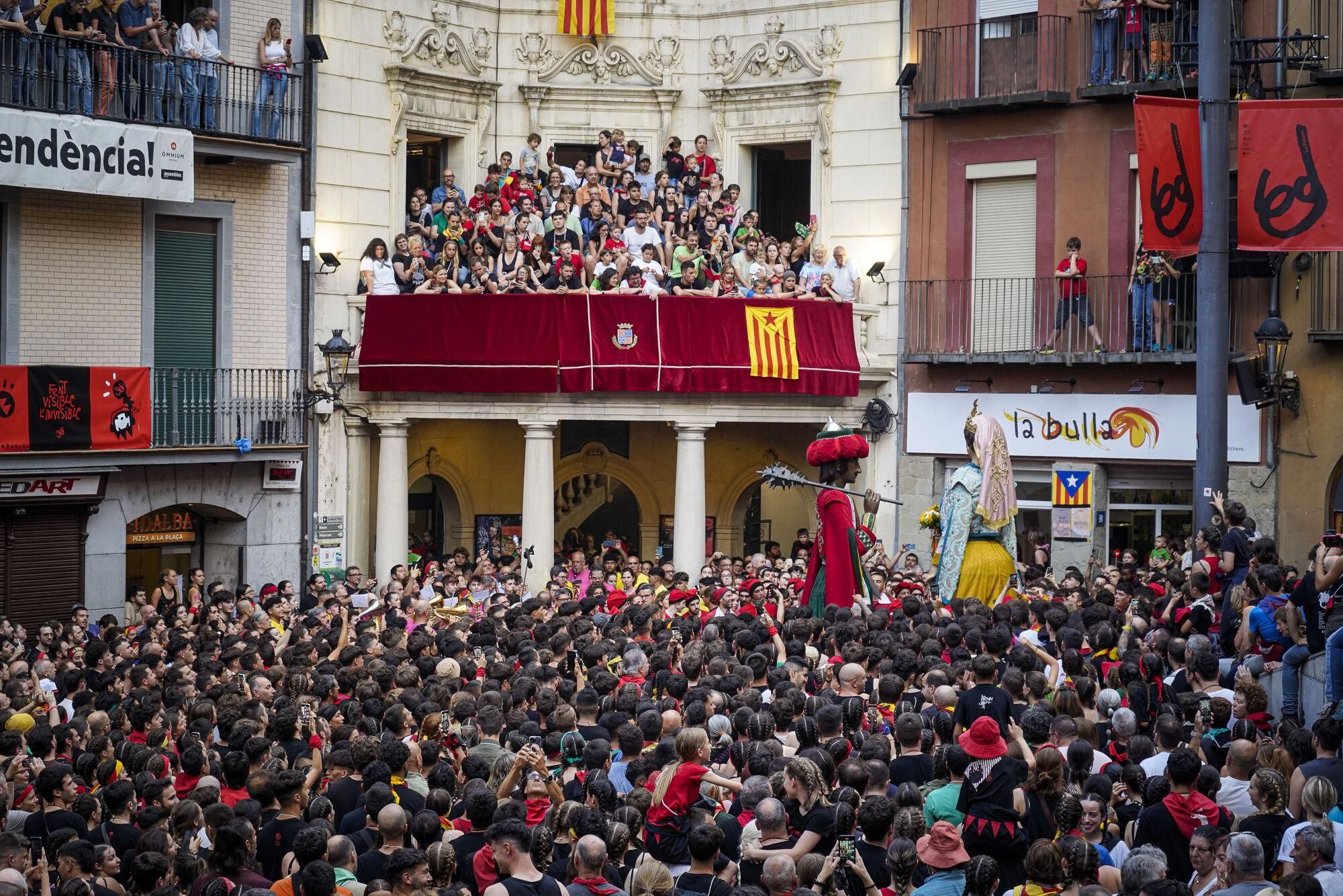 Així s'ha viscut el passacarrers de Patum de dissabte