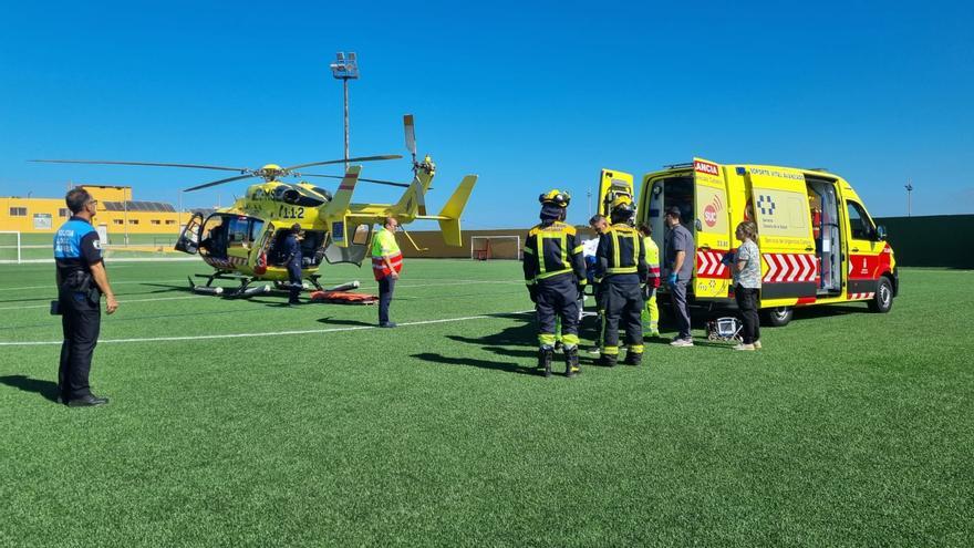 Accidente de moto en Gran Canaria (18/11/23)