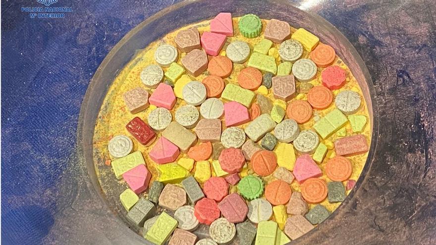 Golpe al narcotráfico: detenidos en Ibiza con 21.370 pastillas de MDMA