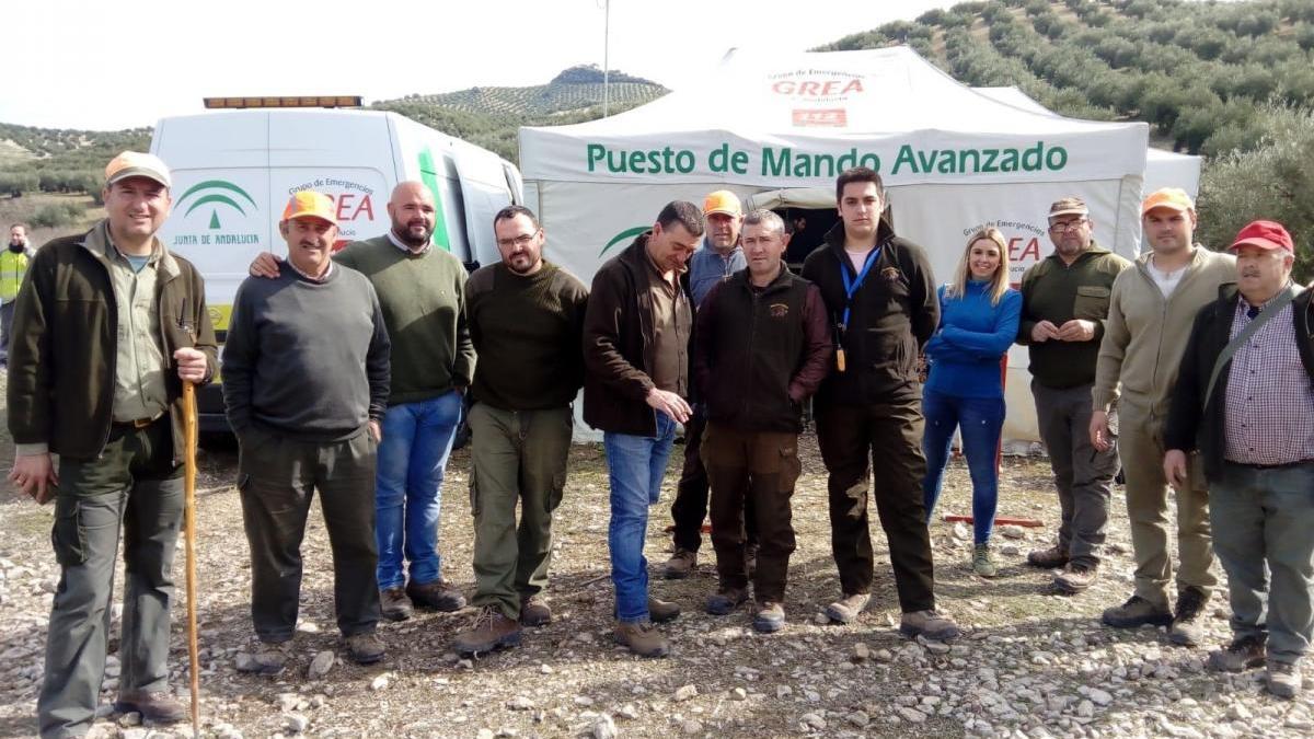 Cazadores de Priego colaboran en la búsqueda del vecino desaparecido