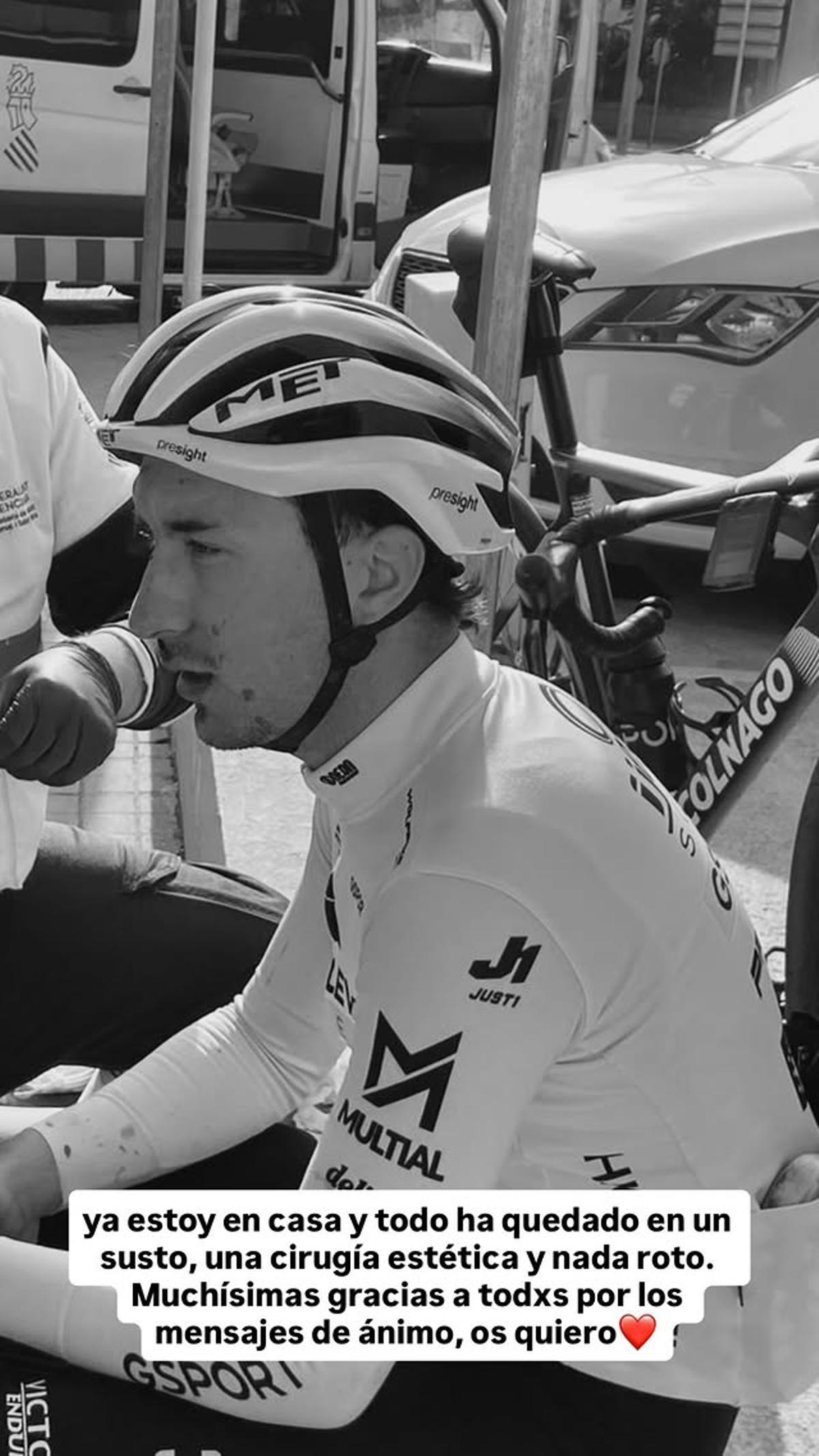 Atropellan al ciclista Hugo Carsí en una rotonda de Xàtiva.