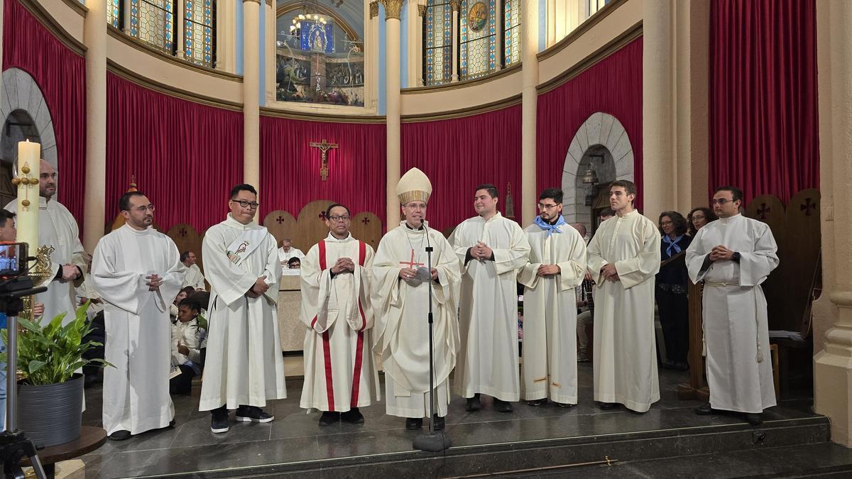 El bisbe d'Urgell en una celebració religiosa