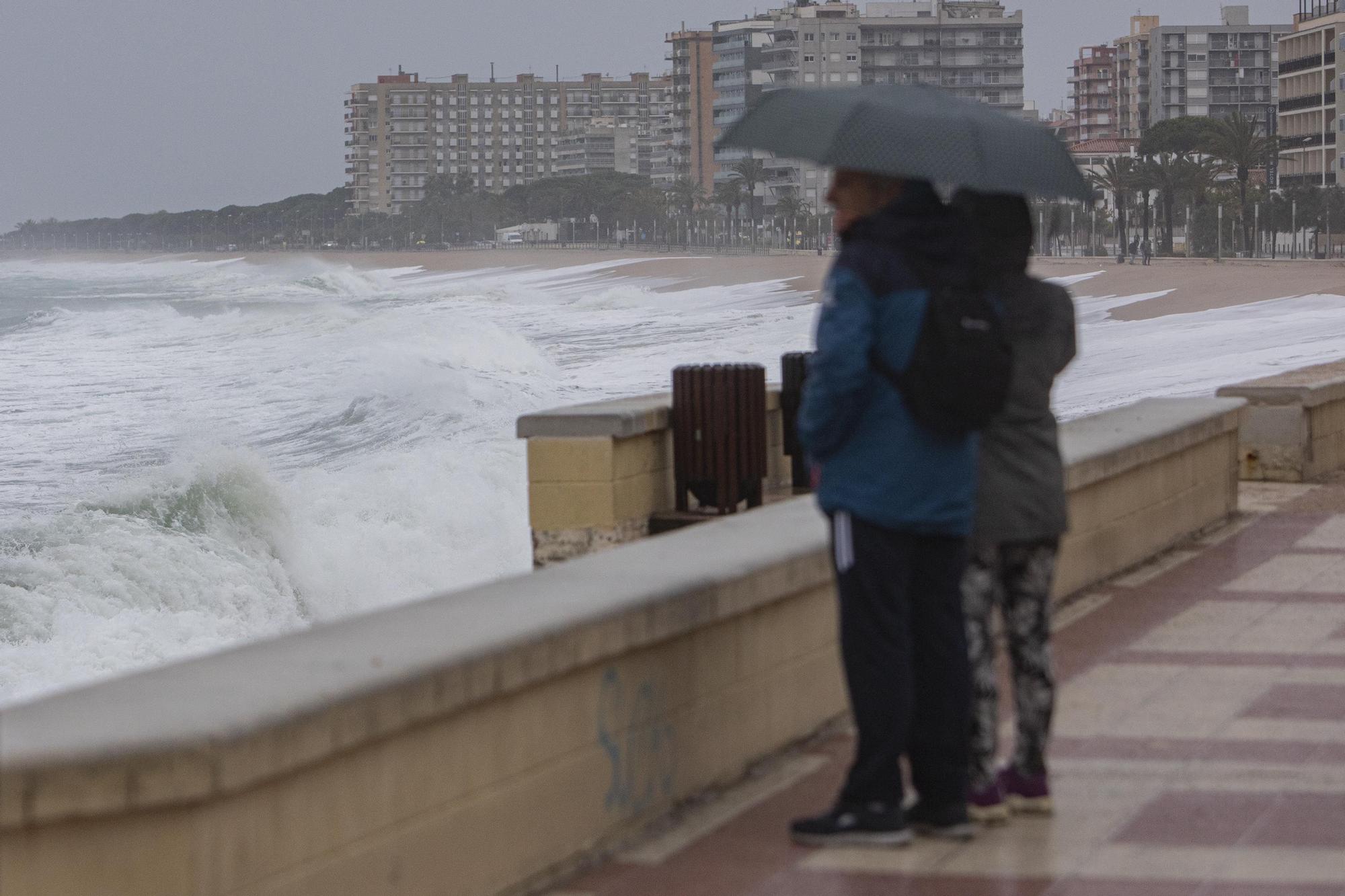 Temporal marítim a Blanes