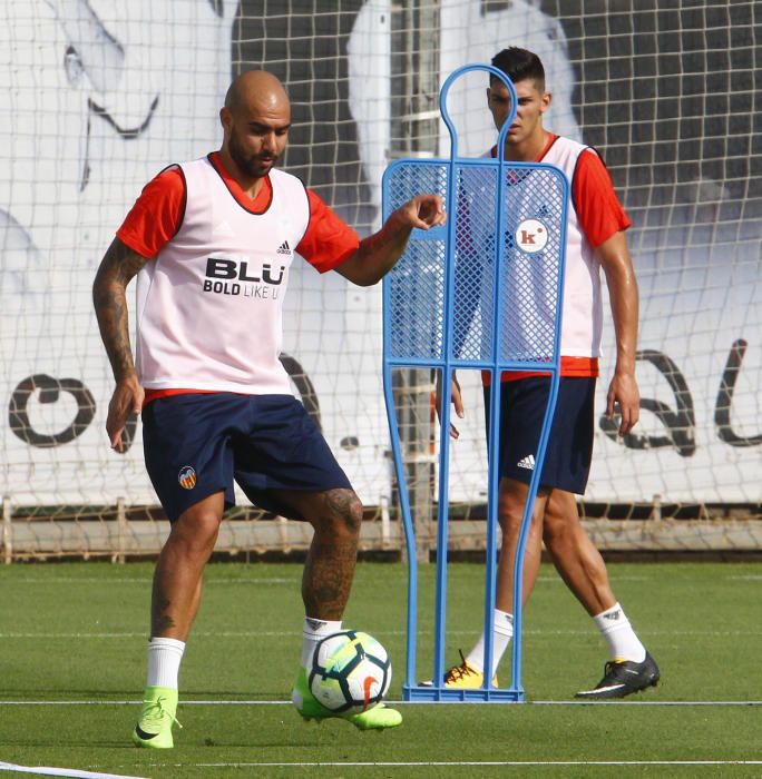 El primer entrenamiento de Neto