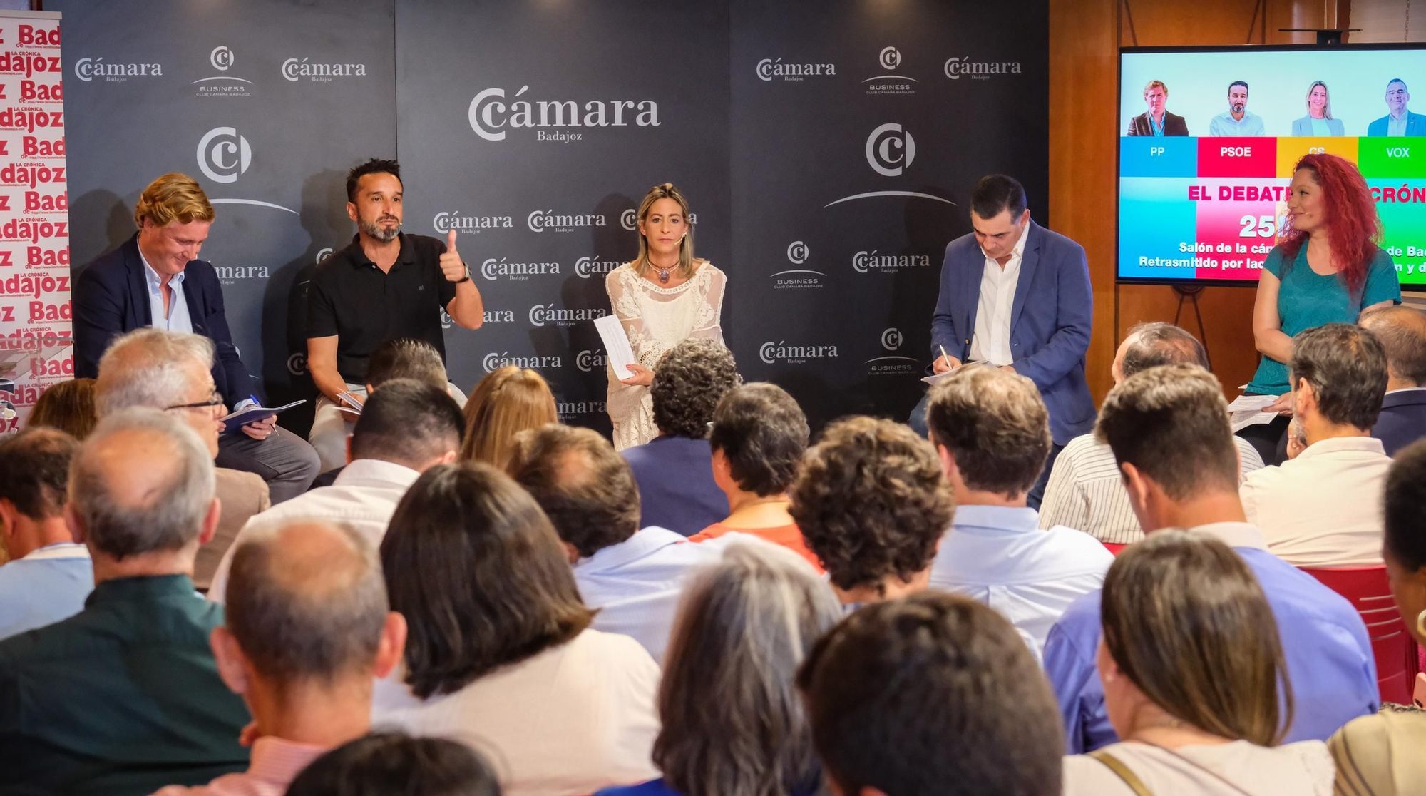 Así se desarrollo el debate electoral de La Crónica de Badajoz