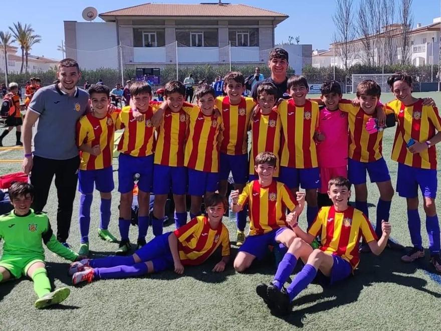 La selección des Pla que participó en la Copa de Mallorca