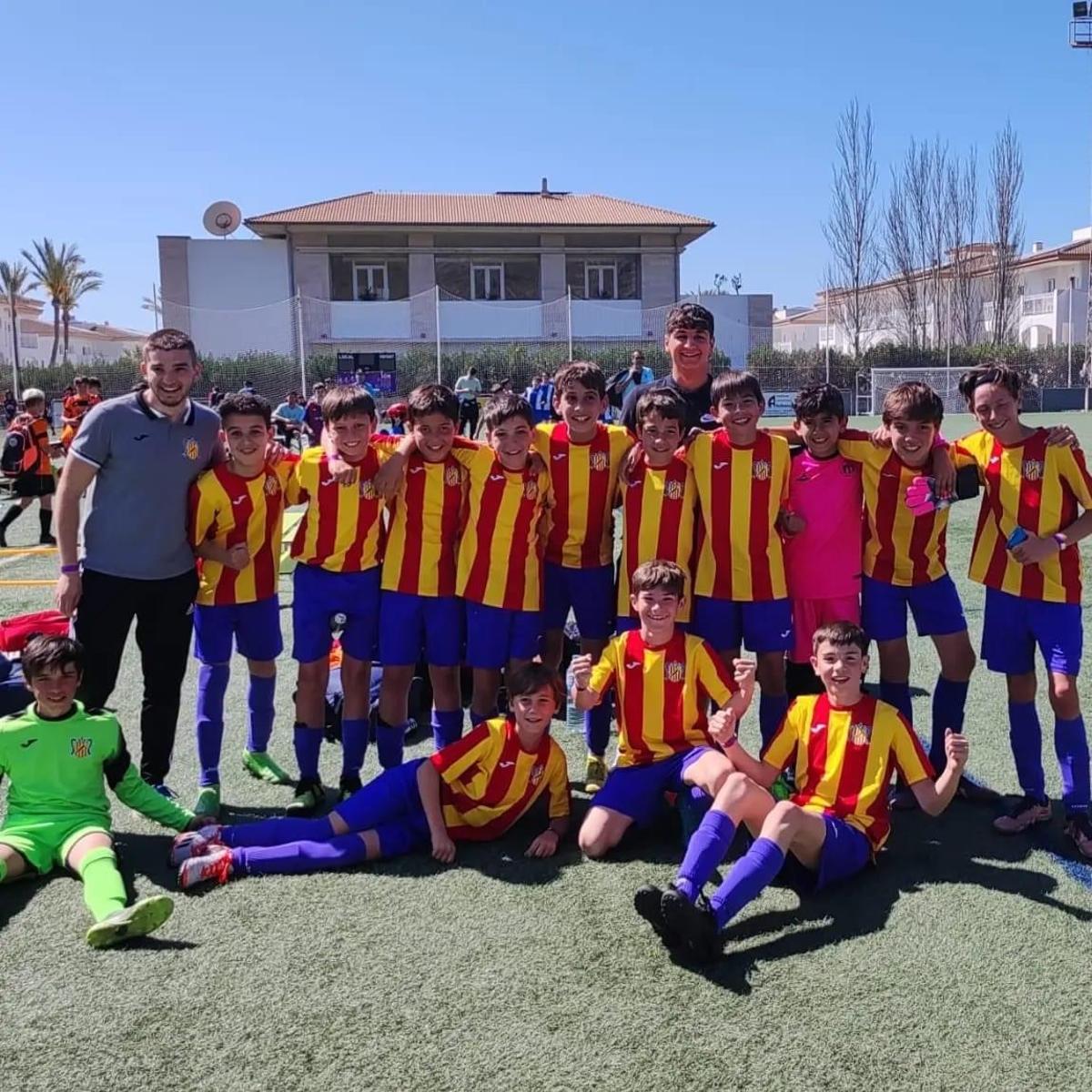 fútbol. La selección des Pla que participó en la Copa de Mallorca