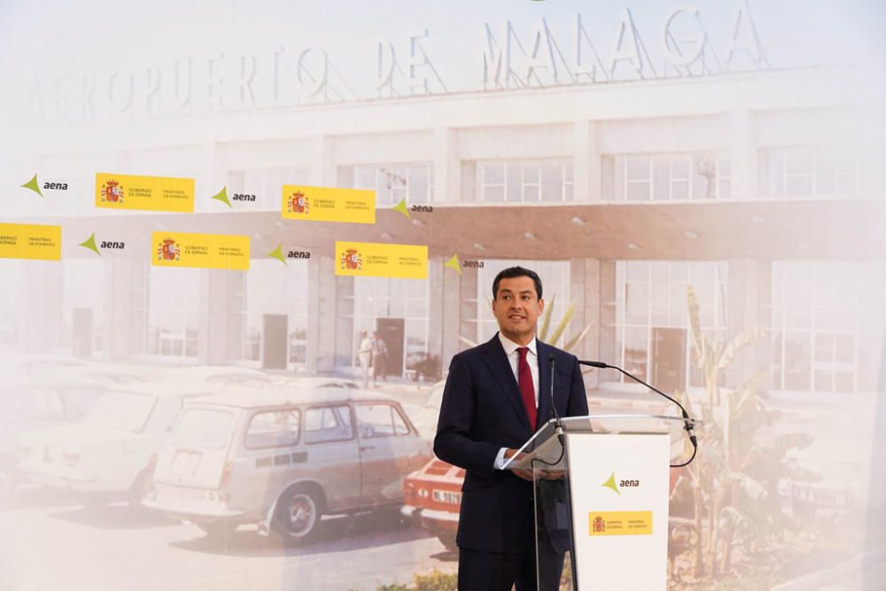 Visita del ministro Ábalos al Aeropuerto de Málaga