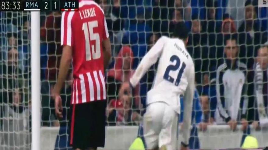 Cristiano Ronaldo pide fuera de juego... ¡en el gol de Morata!