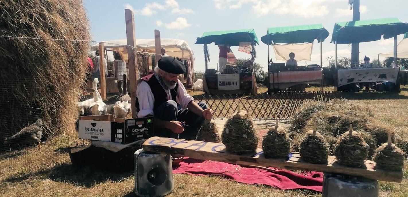 Lleno total en el Mercáu Tradicional de Oles: así se vive una de las citas del verano en Villaviciosa