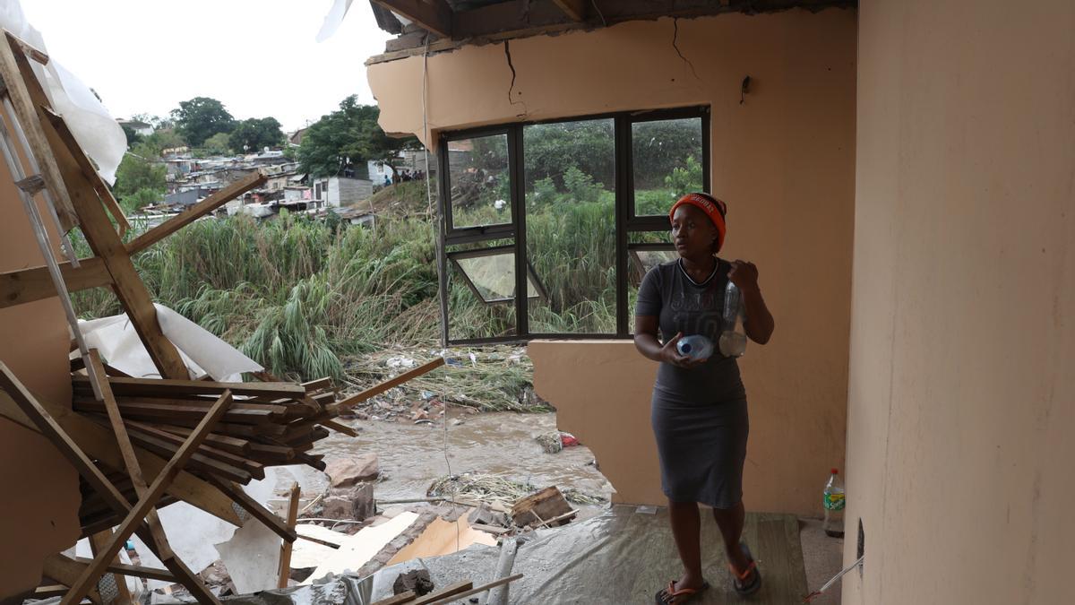 sudáfrica inundaciones fuertes lluvias