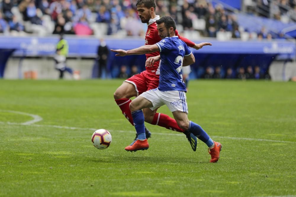 El partido entre el Real Oviedo y el Nástic, en imágenes
