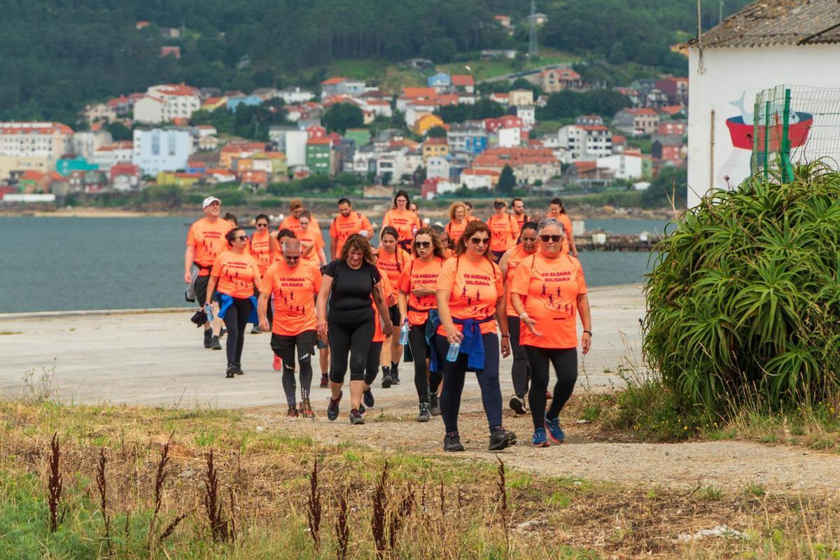 Participantes en la pasada edición de la andaina solidaria de Congalsa.