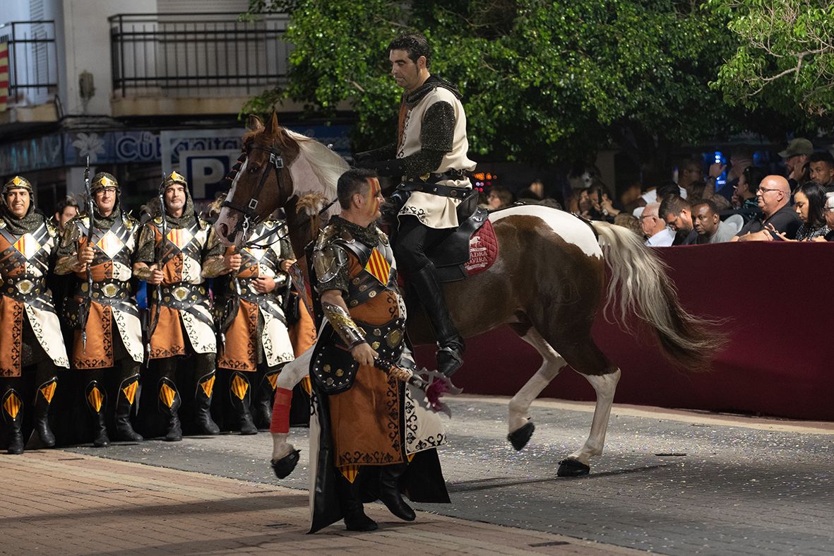 Desfile triunfal de las tropas cristianas en las Fiestas de Altea