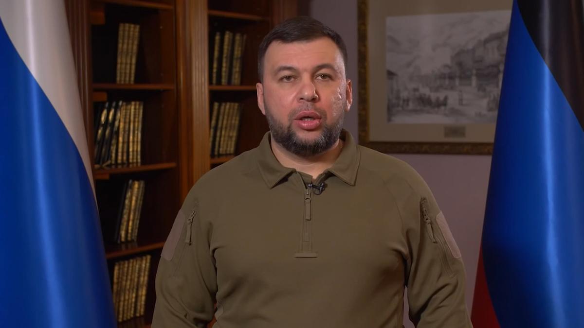 Denis Pushilin, cap de l&#039;autoproclamada República Popular de Donetsk, en un vídeo a les xarxes socials on afirma començarà una evacuació massiva de ciutadans cap a Rússia