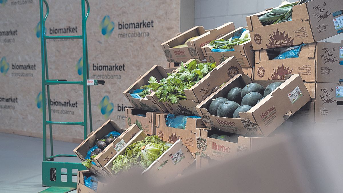 Biomarket, el primer primer mercado mayorista de alimentos ecológicos del país.