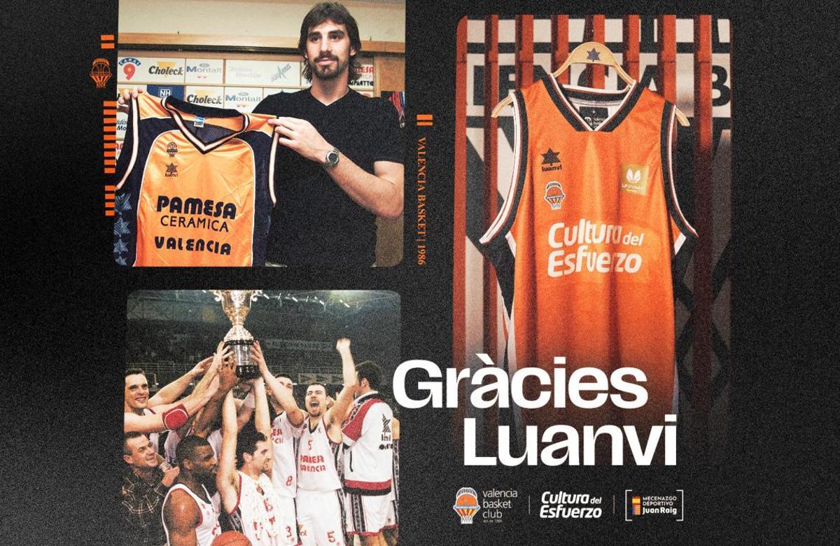 Así ha anunciado el Valencia Basket su no renovación con Luanvi