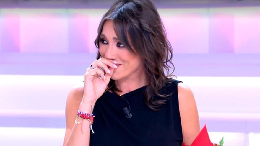 Patricia Pardo rompe a llorar en pleno directo en Telecinco: &quot;Me da mucha vergüenza, mucho pudor&quot;