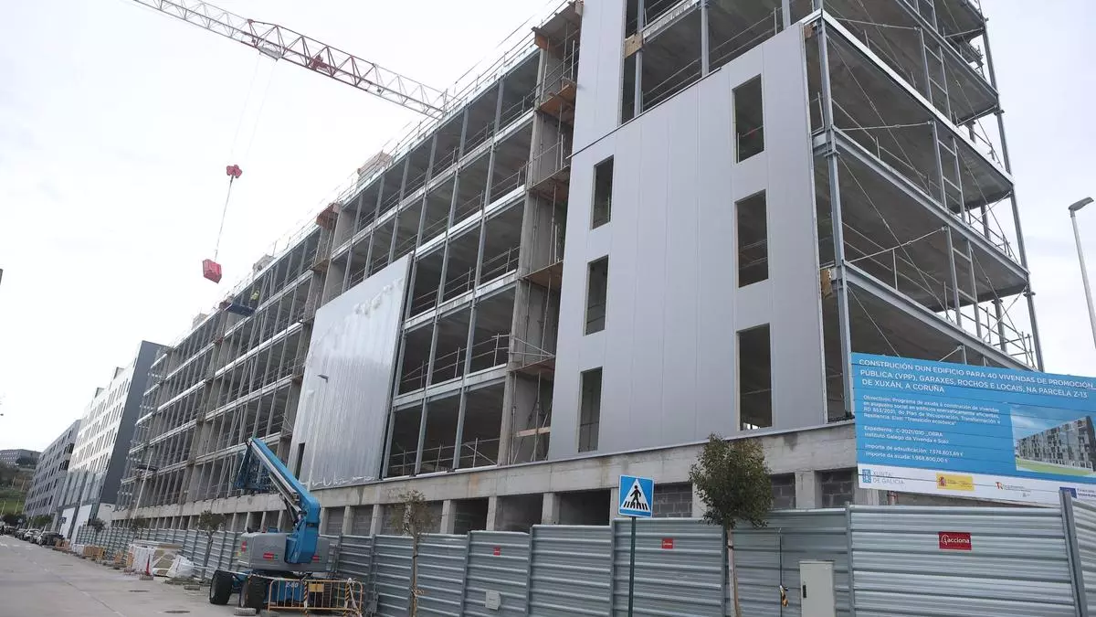 La Xunta construirá otras 264 viviendas públicas en el barrio de Xuxán, en A Coruña
