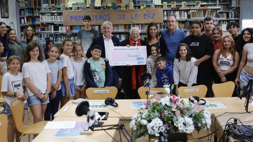 Los alumnos del Fleming y el Gesta, &quot;matrícula de honor&quot; en solidaridad