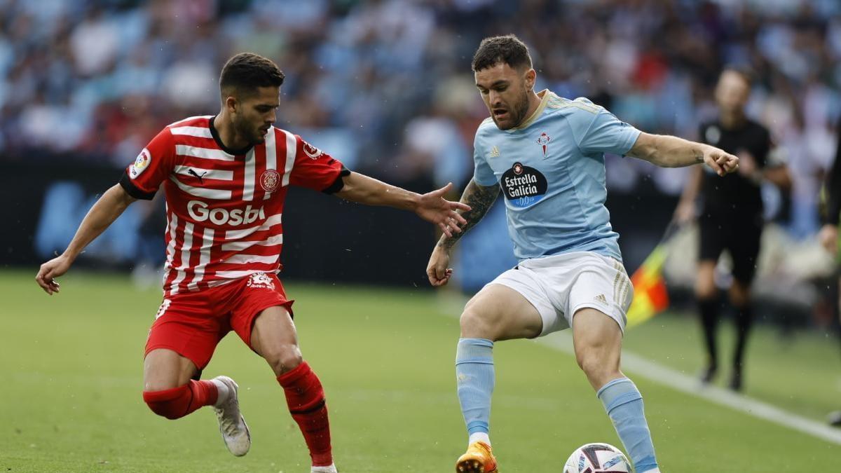 El Celta-Girona, en imágenes