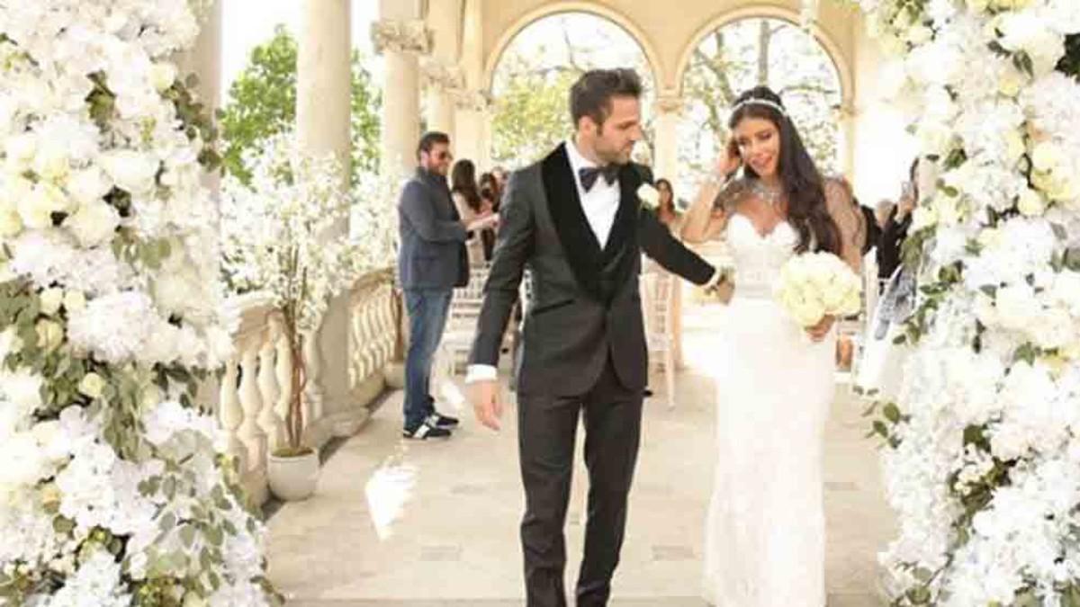 Cesc Fàbregas se ha casado con Daniella Semaan