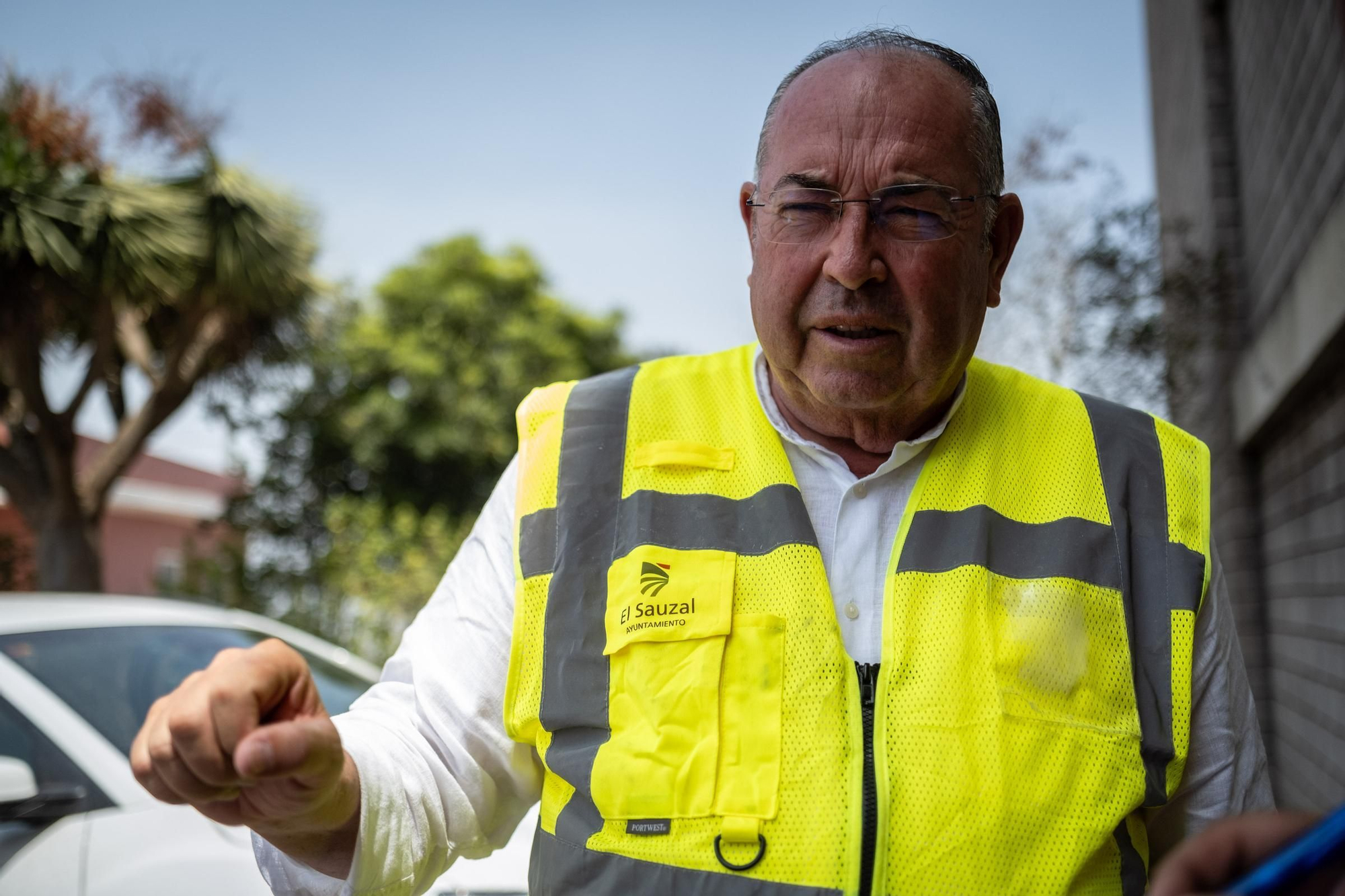 Monitoring of the fire in Tenerife