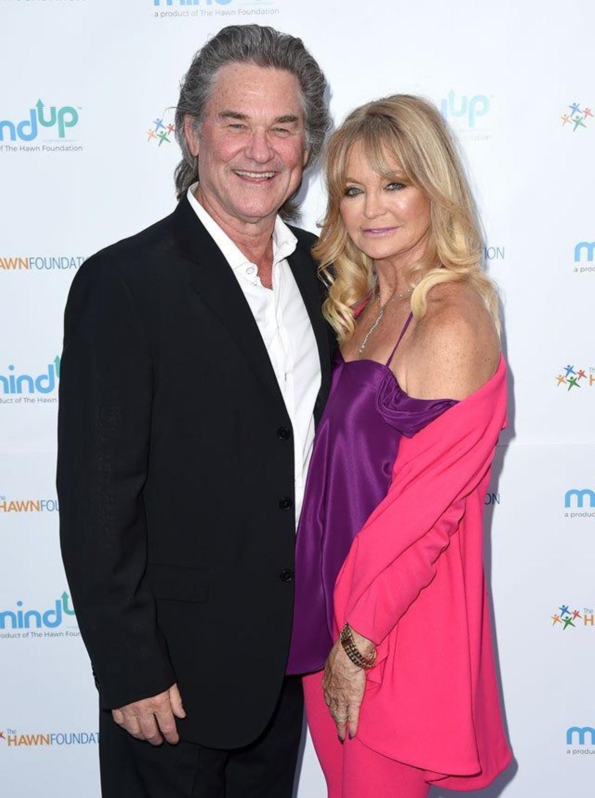 Goldie Hawn y Kurt Russell, en su fiesta benéfica para Goldie's Love In For Kids.