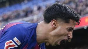 Cancelo celebra el gol anotado frente al Sevilla