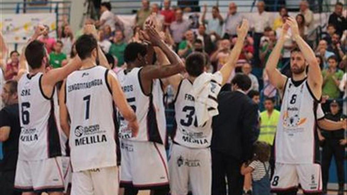 El Melilla Baloncesto celebró por todo lo alto su ascenso deportivo a la Liga Endesa