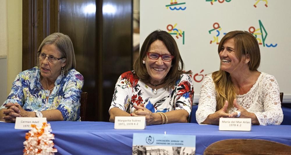 Homenaje a las mujeres piragüistas vencedoras del Descenso Internacional del Sella