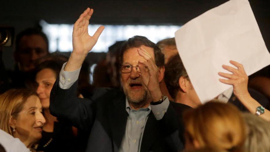 Mariano Rajoy, en Pontevedra.