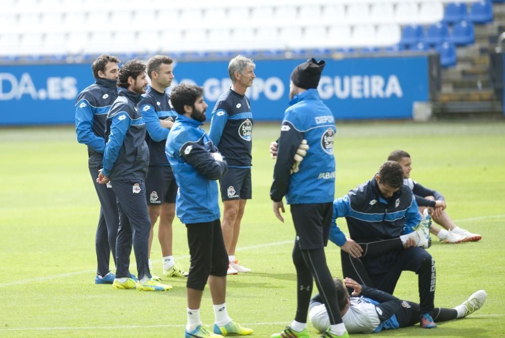 Entrenamiento y lista del Deportivo